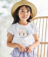 BeBe/アイスクリームモチーフ半袖Tシャツ(80~150cm)/508090664