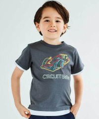 BeBe/レーシングカー発泡プリントレイヤード風天竺半袖Tシャツ(90~160cm)/508090668