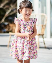 BeBe/フルールドゥジョワプリントベビーワンピース(80~90cm)/508090676