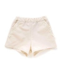 BeBe/ツイルストレッチフラワーレースショートパンツ(80~90cm)/508090679