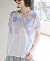 rps/水彩ブロックプリントタックＴシャツ/508099406