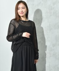 INTERPLANET/インタープラネット INTERPLANET ラメメッシュプルオーバー/508123232