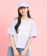 PINK-latte/ピンク ラテ PINK－latte サテンアップリケカレッジTシャツ/508123879