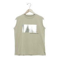 A.N.L/エー・エヌ・エル A.N.L 箔プリントタンクトップ ノースリーブトップス/508123965