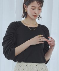 Ampirula/アンピルーラ Ampirula ショルダーギャザーTシャツ カットソー【洗える】/508124045