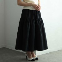 Sawa a la mode/サワアラモード Sawa a la mode 大人可愛いパイピング裾のドット柄フレアスカート/508124810