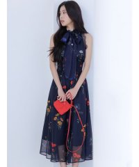 SNIDEL/バックリボンシフォンワンピース/508125334