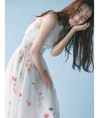 SNIDEL/バックリボンシフォンワンピース/508125334