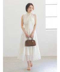 SNIDEL/バックリボンシフォンワンピース/508125334
