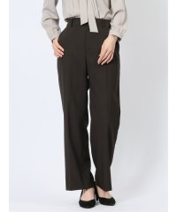 m.f.editorial/エムエフエディトリアル m.f.editorial ウェザーストレッチウォッシャブル ワイドパンツ こげ茶(セットアップ可能)/508125638