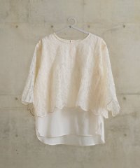 BEARDSLEY/《15 quinze》カットジャガードレイヤードブラウス/508125694