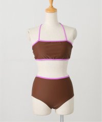 U by Spick&Span/PISCESS/パイシス Solid Bandeau Bikini/508125791