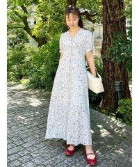 LILY BROWN/フラワープリントフレアワンピース/508125802