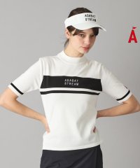 ADABAT STREAM/半袖モックネック ニット/508125876