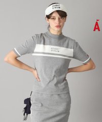ADABAT STREAM/半袖モックネック ニット/508125876