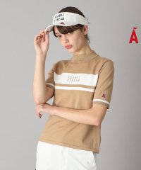 ADABAT STREAM/半袖モックネック ニット/508125876