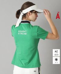 ADABAT STREAM/UVカット/接触冷感 クールタッチストレッチモックネックT/508125881