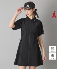 ADABAT STREAM/UVカット/接触冷感 クールタッチジップアップワンピース/508125886