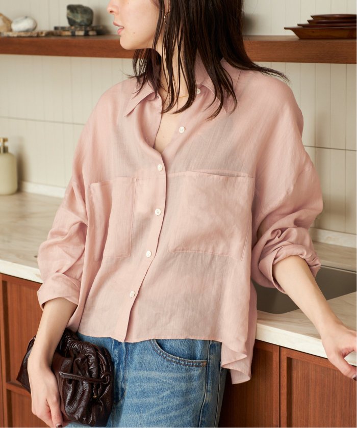 plage｜RAMIE LYOCELL CROPPED シャツ | Rakuten Fashion(楽天