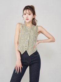 Darich/ダーリッチ Darich ミックスツイードベスト/508126306