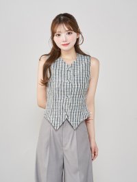 Darich/ダーリッチ Darich ミックスツイードベスト/508126306