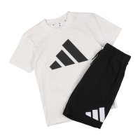 adidas/アディダス adidas メンズ エッセンシャルズ Tシャツ セットアップ キッズ JC9715 (ホワイト)/508126475