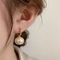Forcement/フォースメント Forcement 楕円パールピアス/508126587
