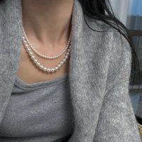 Forcement/フォースメント Forcement 上品なパール2連ネックレス/508126593