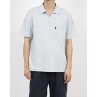 Aquascutum/アクアスキュータム Aquascutum AQ 変形ワッフル無地&ボーダー衿付き/508126683