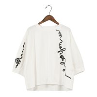BRODIAEA/ブローディア BRODIAEA コード刺繍 7分袖カットソー/508126726