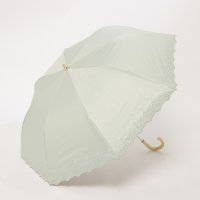 cache nez/カシュネ cache nez PUフラワーラメ刺繍トップレス2段折りたたみ傘/508126772