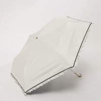 cache nez/カシュネ cache nez PUヒートカットフリル3段折りたたみ傘/508126775