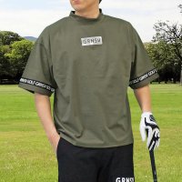 TopIsm/トップイズム TopIsm ゴルフウェア モックネックシャツ メンズ GIORNO SEVEN ジョルノセブン ハイネック ゴルフ 接触冷感 ワイドシルエット /508126888
