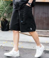 Rocky Monroe/ロッキーモンロー Rocky Monroe U.S.POLOASSN. 接触冷感 水陸両用 ボードショーツ ショート メンズ クライミング ワイド 短パン 膝丈/508126896