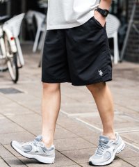 Rocky Monroe/ロッキーモンロー Rocky Monroe U.S. POLO ASSN. 接触冷感 水陸両用 ボードショーツ メンズ イージー ワイド 短パン 膝丈 ロゴ刺繍/508126897