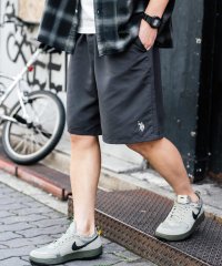 Rocky Monroe/ロッキーモンロー Rocky Monroe U.S. POLO ASSN. 接触冷感 水陸両用 ボードショーツ メンズ イージー ワイド 短パン 膝丈 ロゴ刺繍/508126897