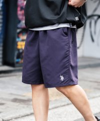 Rocky Monroe/ロッキーモンロー Rocky Monroe U.S. POLO ASSN. 接触冷感 水陸両用 ボードショーツ メンズ イージー ワイド 短パン 膝丈 ロゴ刺繍/508126897
