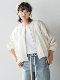 MAYSON GREY/メイソングレイ MAYSON GREY ペーパーリネンシアータックブルゾン≪手洗い可能≫/508126965