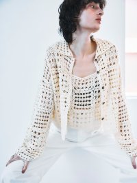 MAYSON GREY/メイソングレイ MAYSON GREY クロシェニットカーディガン≪手洗い可能≫/508126969