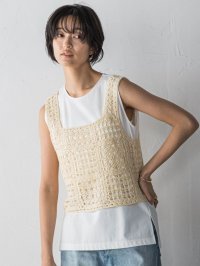 MAYSON GREY/メイソングレイ MAYSON GREY クロシェニットビスチェ≪手洗い可能≫/508126970