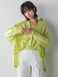 MAYSON GREY/メイソングレイ MAYSON GREY ペーパーリネンドロストクロップドシャツ≪手洗い可能≫/508126972