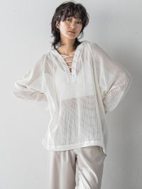 MAYSON GREY/メイソングレイ MAYSON GREY メッシュアノラックパーカー≪手洗い可能≫/508126973