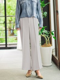 la.f…(Lsize)/ラ エフ エルサイズ la.f…(Lsize) 【大きいサイズ】メランジツイルパンツ≪洗濯機で洗える≫/508126976