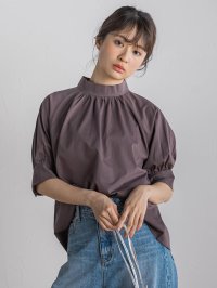 Droite Lautreamont/ドロワット ロートレアモン Droite lautreamont シルケットギャザープルオーバー/508126977