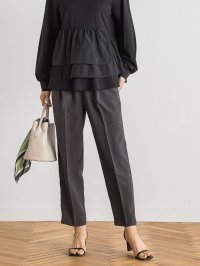 Droite Lautreamont/ドロワット ロートレアモン Droite lautreamont タンブラーブッチャーテーパードパンツ≪手洗い可能≫/508126978
