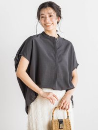 Droite Lautreamont/ドロワット ロートレアモン Droite lautreamont タンブラーブッチャーブラウス≪手洗い可能≫/508126980