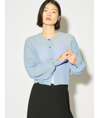 MIDIUMISOLID/MIDIUMISOLID for Ladies シアークルーネックショートカーディガン/508126981