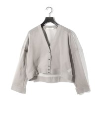 MIDIUMISOLID/MIDIUMISOLID for Ladies シアーボイルVネックカーディガン/508126983
