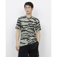 adidas/アディダス adidas メンズ 半袖機能Tシャツ トレイン エッセンシャルズ カモ AOP 半袖Tシャツ JN5954 (シルバー)/508127402