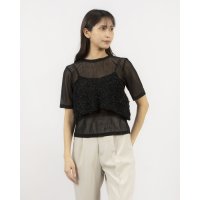 archives/アルシーヴ archives リボンヤーンビスチェ+スラブチュールTOPS SET/508127476